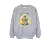 Harry Potter Boys Hogwarts School Emblem Sweatshirt 9-11 Years blanco