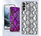 Funda de silicona negra con diseño de serpiente pitón sexy para Samsung Galaxy S23 S21 S20 FE S24 S22 Ultra S10E S10 S9 S8 Plus Samsung S22