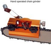 Afilador de motosierra con llave y tornillos, tamaño compacto, portátil, desmontable, operado Manual, Kit de plantilla de afilado de dientes de sierra de cadena