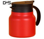 Hervidor de agua tipo prensa de 800/1000 ml, reutilizable, útil, cafetera térmica con filtro 800ML negro