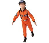 Disfraz de astronauta para niño Rubies 8-10 Years negro/naranja