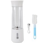 Licuadora Portátil Recargable por USB Operación con un Clic 6 Cuchillas 500ml Mini Licuadora Vaso para Zumo para
