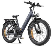 Engwe Bicicleta eléctrica todoterreno de doble suspensión E26 ST 250 W, 48 V 16 AH amarillo