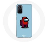 Coque pour Xiaomi Redmi Note 11s 5G Among Us jeu vidéo Fond bleu