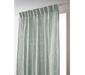 Rideau galon fronceur  Gaïa  140 x 240 cm  Gaze de Coton  - Gaïa Eucalyptus - 1 panneau 140 x 240 cm - Gaïa Eucalyptus