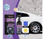 HOMONTH - Abrillantador de neumáticos para coche, abrillantador de neumáticos, abrillantador de neumáticos, restaurador de ruedas de plástico y caucho, abrillantador de neumáticos para coche 100ml