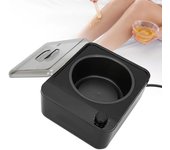 Calentador de cera eléctrico inteligente de 500 ml, máquina para depilar y depilar, color negro