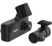 Grabadora de disco omnidireccional Papago, 3 cámaras, Full HD, 2 millones de píxeles, sensor CMOS SONY, STARVIS, supresión de ruido, compatible con señal LED, sensor WDR G negro