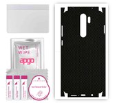 apgo Protective Skin Sticker for the back+sides compatible with Xiaomi Redmi Note 8 Pro, Full Wrap Film, Foil, Vinyl - Pattern Matrix