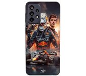 Coque maniacase pour Samsung Galaxy A53 4g Max Verstappen F1 art wallpaper