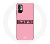 Coque pour Xiaomi Poco M3 Pro Blackpink Groupe de K-pop Logo Fond Rose