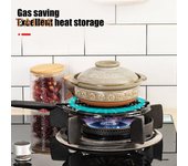 Placa difusora de calor para estufa de gas, estufa eléctrica de alta resistencia, cocina de inducción, placa de conducción de calor, quemador de gas, adaptador de placa de inducción, cocina a fuego lento 19 cm