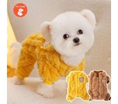Ropa cálida para mascotas, abrigo con estampado bonito, camisa para perros y gatos pequeños y medianos, chaqueta, traje de invierno para Bulldog Francés y Chihuahua XS