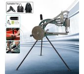 Máquina de reparación de calzado, bolsas, fabricación de calzado Industrial Manual, equipo de máquina de coser, máquina de reparación de zapatos con manivela Manual No stand