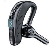 Auriculares de un solo oído X13 con micrófono, Bluetooth 5.1, cancelación de ruido, auriculares impermeables, manos libres inalámbricos, tiempo de espera prolongado