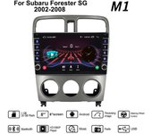 Reproductor de vídeo Multimedia 2 Din Android Car Radio para Subaru Forester SG 2002-2008 con botón perilla WiFi 1 + 16GB 1+16GB