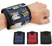 Pulsera magnética con imanes fuertes para sujetar tornillos, clavos y brocas, ideal para su bolsa de herramientas 1 piece rojo