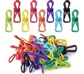 Mini clip de sellado para bolsas, para almacenamiento de alimentos en la cocina, para sellar bocadillos, pinzas para sellar bolsas, herramienta de metal portátil, accesorios de cocina varios colores