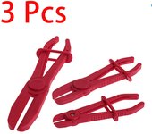 3 unids/set Alicates de abrazadera de tubo de manguera herramienta de freno Alicates de abrazadera de combustible para reparación de automóviles herramienta de mano de extracción de abrazadera de manguera 3pcs