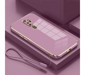 Para Oppo A9 2020 funda OPPO A5 2020 funda de teléfono CPH1931 CPH1959 CPH1933 CPH1935 1943 funda trasera cuadrada de lujo a prueba de golpes OPPO A5 2020 negro/gris