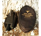 Pala plegable de acero para exteriores, para pesca, Camping, montañismo, Mini portátil multifuncional negro