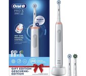 Cepillo de dientes eléctrico ORAL-B Pro 3 - 3 cabezales incluidos - blanco - inalámbrico