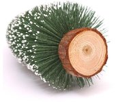 Mini árbol de Navidad palo cedro blanco escritorio pequeño árbol de Navidad verde
