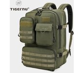 Mochila multifuncional Tigernu para hombre, bolsa de pesca para Camping, senderismo, mochilas impermeables, mochilas de viaje y caza negro