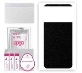 apgo Protective Skin Sticker for the back compatible with Xiaomi Redmi Note 11R, Wrap Film, Foil, Vinyl - Pattern Matte Black