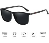Gafas de sol polarizadas cuadradas vintage de lujo para hombre y mujer, gafas de sol de marca de diseñador, gafas negras retro de moda para hombre, gafas con protección UV400 Polarized Sunglasses