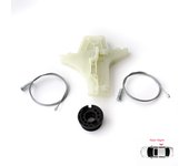 Kit de reparación de elevalunas eléctrico trasero derecho EWR5372 para VW Golf MK6 A6 5K 5K1 AJ5 Variant 2008-20014 5 puertas 5K4839462