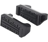 1 par de estriberas de goma para pedales delanteros compatibles con Yamaha YBR 125