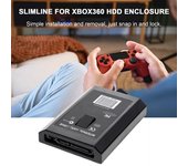 Estuche de plástico para unidad de disco duro, ligero, portátil, universal, funda para HDD, accesorios de repuesto para consola de juegos negro
