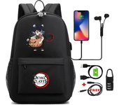 Mochila con estampado de dibujos animados de Anime, mochila para adolescentes, mochila para ordenador portátil, mochila de regreso a la escuela, Mochilas escolares para niños y niñas, Mochilas Unisex