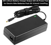Cargador de batería inteligente de 42V 2A para cargador de batería de bicicleta eléctrica de 36V 2A carga rápida EU