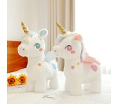 Juguete de peluche, muñeco de unicornio con estrella bonita, muñeco de peluche para niños, muñeco grande para dormir, almohada, regalo para niña 25cm