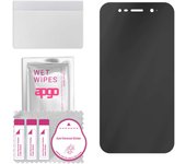 apgo Privacy Matte Hybrid protective glass compatible with Wiko WIM Lite, flexible nano glass, great replacement for tempered glass, scratch-resistant