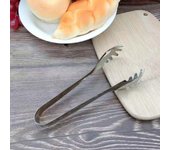 Pinzas de cocina de acero inoxidable para cocinar, asar a la parrilla, barbacoa, freír, servir comida, pinzas para plata