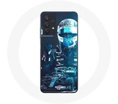 Coque Maniacase pour Samsung Galaxy A32 4G Formule 1 Valtteri Bottas Pilote de F1 Noir