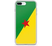 Funda iPhone - Drapeau Guyane - iPhone 7 Plus - Souple - Multicolor - Vertical