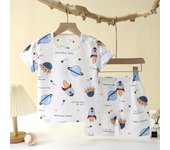 Pijamas Infantiles Loungewear Verano Algodón 73CM