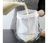 Bolsa de filtro de vino y leche de soja, bolsa de leche de nuez, té y café, aceite, filtro de Yogurt, malla de red, bolsas de filtro de nailon reutilizables para alimentos de cocina, colador 200Mesh 75Micron