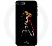 Coque pour Iphone 7 Plus One Piece Manga Anime Luffy Fond Noir - Maniacase