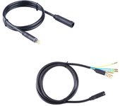 Cable de extensión de Motor de bicicleta eléctrica Bafang de 9 pines, línea de modificación macho-hembra de salida, bicicleta eléctrica 80CM