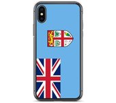 Funda - PIXELFORMA - iPhone X - Drapeau des Fidji - Protección completa - Souple