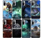 Funda de silicona de World Jurassic Park para Xiaomi Redmi Note 11, 10, 9, 8 Pro, 11T, 10T, 10S, 9S, 8T, 9, 9A, 9C, 9T, color negro Redmi 9