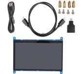 Pantalla táctil capacitiva IPS destacada con amplio ángulo de visión para Raspberry Pi 4B3B