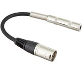 Cable de conversión Kiktani TECH de teléfono monoaural a XLR (hembra) (masculino) MT-40M negro