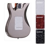Reemplazo de la cubierta trasera del trémolo de la placa posterior de la guitarra de 3 capas de 6 agujeros para la guitarra eléctrica ST