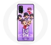 Coque pour Oppo A16 BTS TinyTAN Animation Affiche RM Jin Suga J-Hope Jimin Jungkook Et V